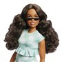 Barbie - Poupée Barbie Fashionistas Robe Vert Menthe avec lunettes - Barbie - HYT96