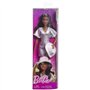 Barbie - Poupée Barbie Fashionistas Robe Argentée avec chapeau de cowboy - Barbie - HYT95