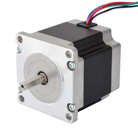 STEPPERONLINE Moteur pas a pas Nema 23 Bipolaire Stepper Motor 1.8deg 1.26Nm 2.8A 57x57x56mm 4 Fils pour Imprimante 3D