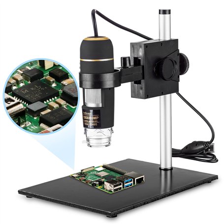 200 X Microscope Endoscope numérique USB 2 Mpx 8 LED Zoom/XP/Vista/7/8 & Mac