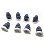 10single Porte de douche coureurs/roues/poulies/guides 23 mm Diamètre