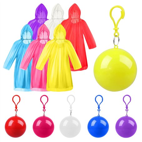 Xrkuu 6 Pièces poncho pluie