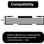 Support de Rangement en Métal pour Ordinateur Portable sous Le Bureau a