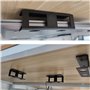 Goorder Support pour Ordinateur Portable sous Le Bureau, Support de Rangement en Métal pour Ordinateur Portable sous Le Bureau a
