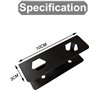 Goorder Support pour Ordinateur Portable sous Le Bureau, Support de Rangement en Métal pour Ordinateur Portable sous Le Bureau a