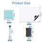 Film magnétique pour tableau blanc - Format A4 - 21 x 30 cm - Pour tableau blanc effaçable à sec - Avec 3 marqueurs et 1 gomme -