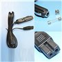 GeKLok Câble d'alimentation de rechange pour glacière de voiture - 2 m - 12 V CC - Noir