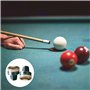 SPORWAY Lot de 50 pointes de queue de billard : pointes de queue de billard vissables 12 mm avec filetage en plastique M8 pour q