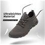 MGNLRTI Basket Homme Chaussure de Sports léger Multisports Sneakers Running Outdoor Training Gym Tennis Jogging Homme Grise Mode