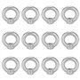Écrou à Oeil de Levage M4 12Pcs Écrou à Anneau Femelle Acier Inoxydable Écrou Fileté Femelle en Forme Danneau de Quincaillerie p