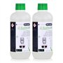 De'Longhi artwork SER3018 EcoDecalk Lot de 2 bouteilles d'anti-calcaire pour cafetière ou robots café toutes marques