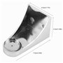 VIFERR Porte Savon Magnétique, Porte Savon Aimanté en Acier Inoxydable Support Savon Douche Adhésif ABS Récipient pour Salle de