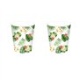 PRETYZOOM Lot De 16 Gobelets En Papier Jetables Avec Motif Tropical - Feuilles De Palmier Et Fleurs D'Hibiscus - IdéAl Pour FêTe