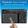 ULBTER Protection Ecran pour Sony Alpha A6600 A6400 A6300 A6000 A6100 A5000 et Housse de Sabot, Protecteur Verre Trempé Optique