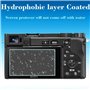 ULBTER Protection Ecran pour Sony Alpha A6600 A6400 A6300 A6000 A6100 A5000 et Housse de Sabot, Protecteur Verre Trempé Optique