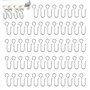 SYEYCW 60 Pièces Crochets Agrafes pour Rideaux