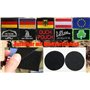 2 Pièces Drapeau du Slovénie Les Slovènes Patch Tactique Militaire Emblème National Applique Crochet et Boucle pour Chapeau Sac