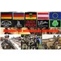 2 Pièces Drapeau du Slovénie Les Slovènes Patch Tactique Militaire Emblème National Applique Crochet et Boucle pour Chapeau Sac