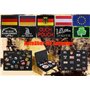 2 Pièces Drapeau du Slovénie Les Slovènes Patch Tactique Militaire Emblème National Applique Crochet et Boucle pour Chapeau Sac