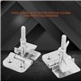 2Pcs Pince de Charnière pour Cadre en Métal, DIY Papillon d'Impression par Sérigraphie de Fixation