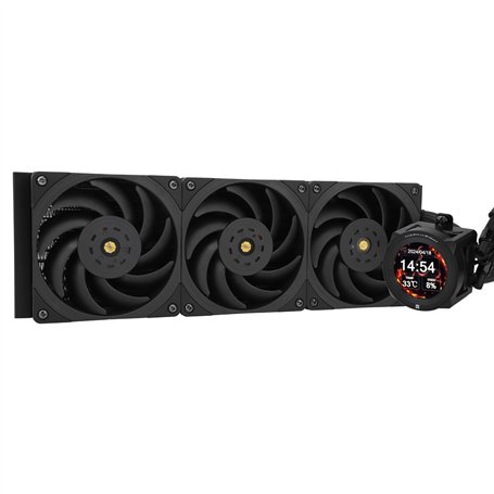 Thermalright CORE VISION 360 Black CPU AIO Refroidisseur de processeur avec écran LCD IPS avec résolution 480 x 480