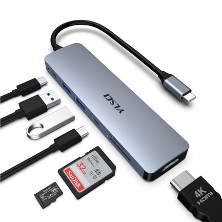 YLSCI Hub USB C