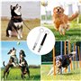 NEWHE Lot de 2 sifflets à ultrasons pour chien - Haute fréquence - Silencieux - Rappel - Sifflet durable pour un entraînement ef