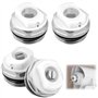 QWORK® 4 pièces bouchon de valve ventilation radiateur