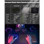 Tapis de Souris Gaming Matériau en Verre Speed Gaming Noir 350 x 260 mm Tapis de Souris Ultra Mince Améliore la Précision et la 