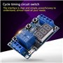 Akozon DC 6V ~ 30V Module de Relais de Minuterie de Temporisation avec affichage LED Digitale Micro USB 5V