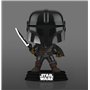 Funko Pop Star Wars The Mandalorian with Darksaber