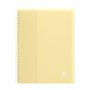 OXFORD Porte fiches bristol A5 School Life 80 vues / 40 pochettes Couverture Polypro Pastel Couleurs Assorties