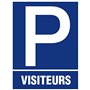 Panneau Parking visiteurs - Rigide 330x400mm - 4181028