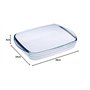 Ô cuisine Plat à four rectangle en verre borosilicate 39x24 cm