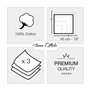 Mouchoirs Tissu Homme Premium 100% Coton Peigné - 45cm x 45cm - 3 Pièces - Modèle A13
