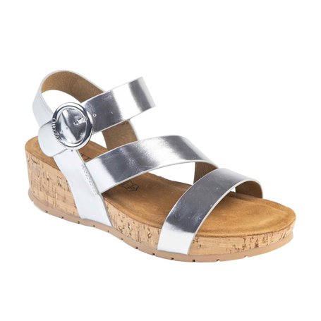 CHATTAWAK Femme 18HLILOUARGENT40 Sandale à Talon