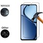 NOVAGO Compatible avec realme C61 4G/realme C63 4G -Pack de 2 Films Protection écran en Verre trempé Solide 9H (Transparent), ne