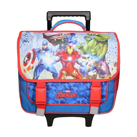 BAGTROTTER Cartable à roulettes 38 cm Avengers Multicolore
