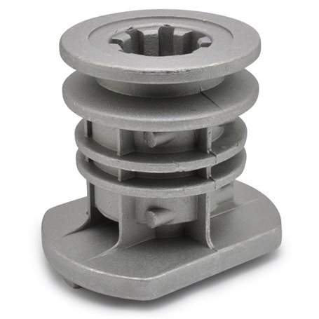 Easyboost support de lame moyeu pour tondeuse Castelgarden GGP Alpina Bestgreen Mountfield Mc Allister Stiga – Réf. OEM 22465607