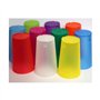 SANYGIENE Verre PP Réutilisable Multi Couleurs 33CL | Lot de 12 Gobelets - 6 Couleurs | Incassable | Lave Vaisselle Ok | Toutes