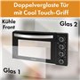 Bomann® mini-four avec plaques de cuisson et tournebroche | cuisiner et cuire en même temps | mini-four 28L chaleur tournante ha