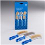 PFERD Lot de 3 brosses à main HBG - Avec 1 brosse à main avec fil d'acier (laiton), fil d'acier inoxydable et fil de laiton - Di