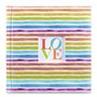 Hama Album photo à pochette Rainbow I (Album mémo, 200 photos 10x15cm, 100 pages blanches, Dim. 22.5x22cm, Idéal Scrapbooking, i