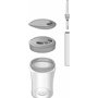 NUK Action Cup Lot de 2 pailles de rechange en silicone souple sans BPA Transparent