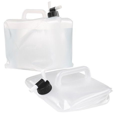 Bidon pliable cubique avec robinet intégré - 10 L [Semptec]