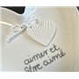 Räder Assiette en forme de cœur Aimer et
