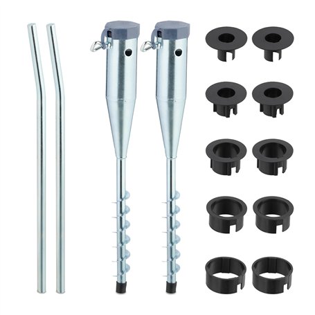 Relaxdays Douille de Sol