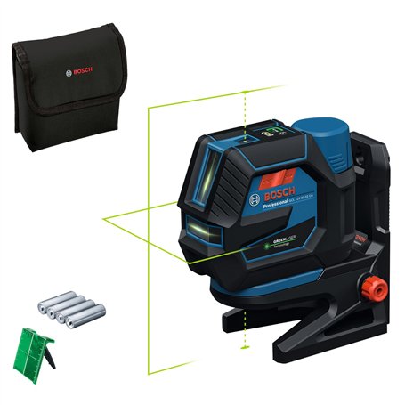 Bosch Professional laser combiné GCL 12V-50-22 CG (portée jusqu’à 50 m avec cellule de réception