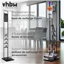 vhbw Support d'aspirateur compatible avec Rowenta X-Pert 6.60 Essential RH6838WO aspirateur à batterie, aspirateur à main, gris 