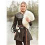 Battle-Merchant | Tunique médiévale Ylva pour femme | Chemise cintrée précoce médiévale | Tenue de demoiselle d'honneur | LARP,
